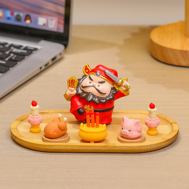 五路财神爷各路神仙玄关装饰摆件