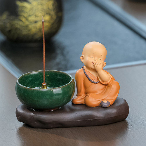 YOSPEED中式小和尚禅意香薰炉