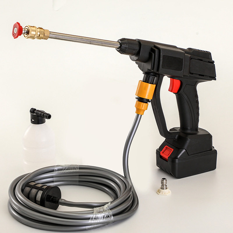 无线锂电洗车机洗车工具高压水枪家用充电电动便携式车载增压