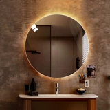 Круглое зеркало Умное зеркальное зеркало Сенсовое экран.