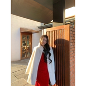 黄亮Elovey 00pm 清冷女孩限量环保毛毛贵气女外套