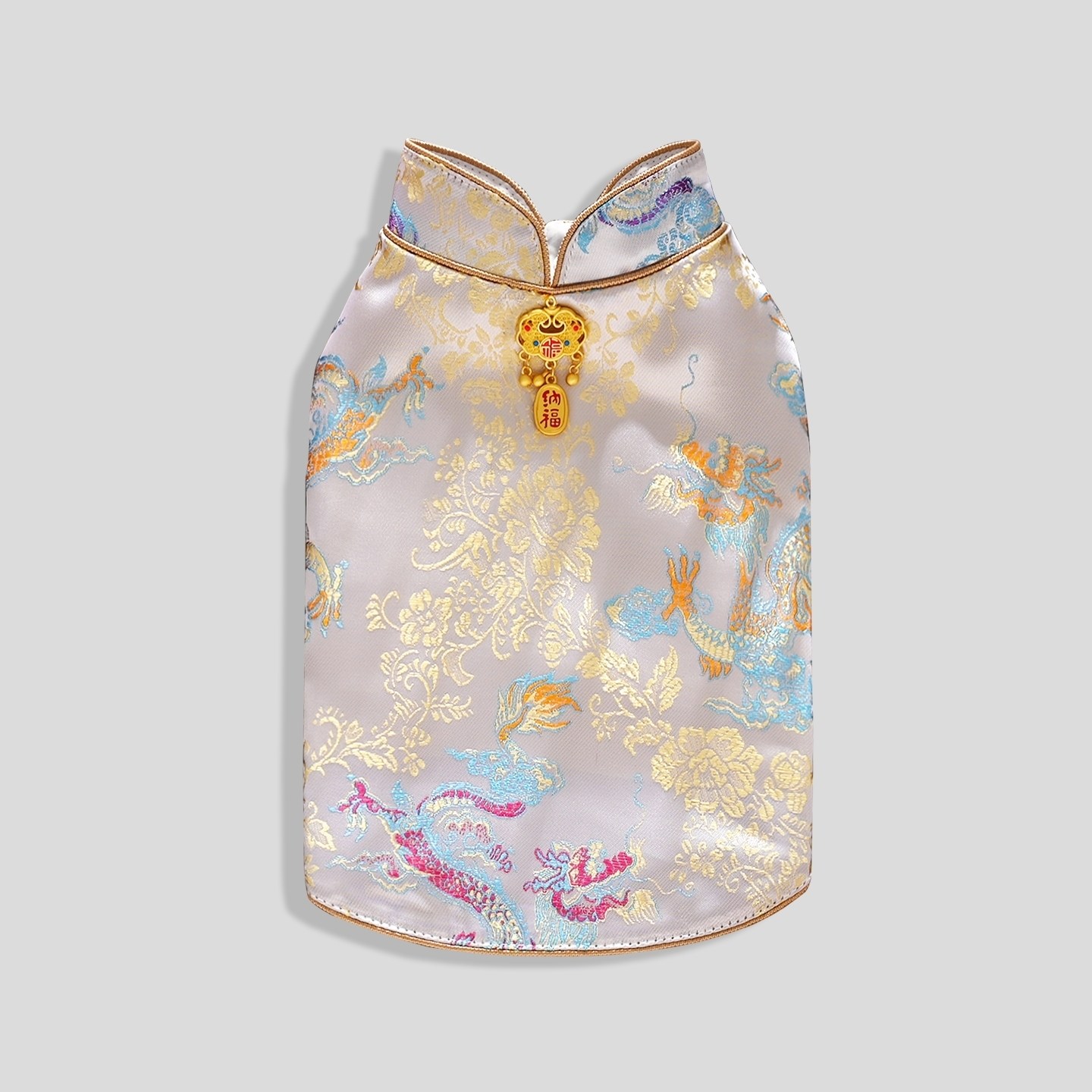 小狗狗新年衣服秋冬款薄款比熊泰迪中式国风马年过年喜庆拜年唐装