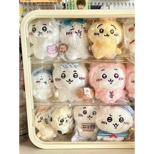 10cm棉花娃娃展示柜壁挂式盲盒收纳墙上透明毛绒公仔防尘手办架