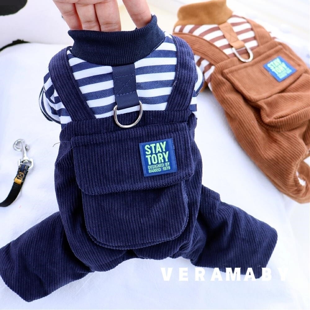 狗狗的牵引绳衣服冬天宠物秋冬装冬款泰迪四脚棉衣服小型幼犬保暖