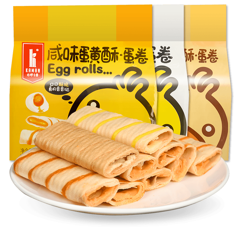 咔啰卡曼网红小吃旗舰店品质蛋卷