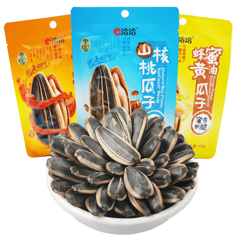 洽洽瓜子108g葵花籽海盐味焦糖味