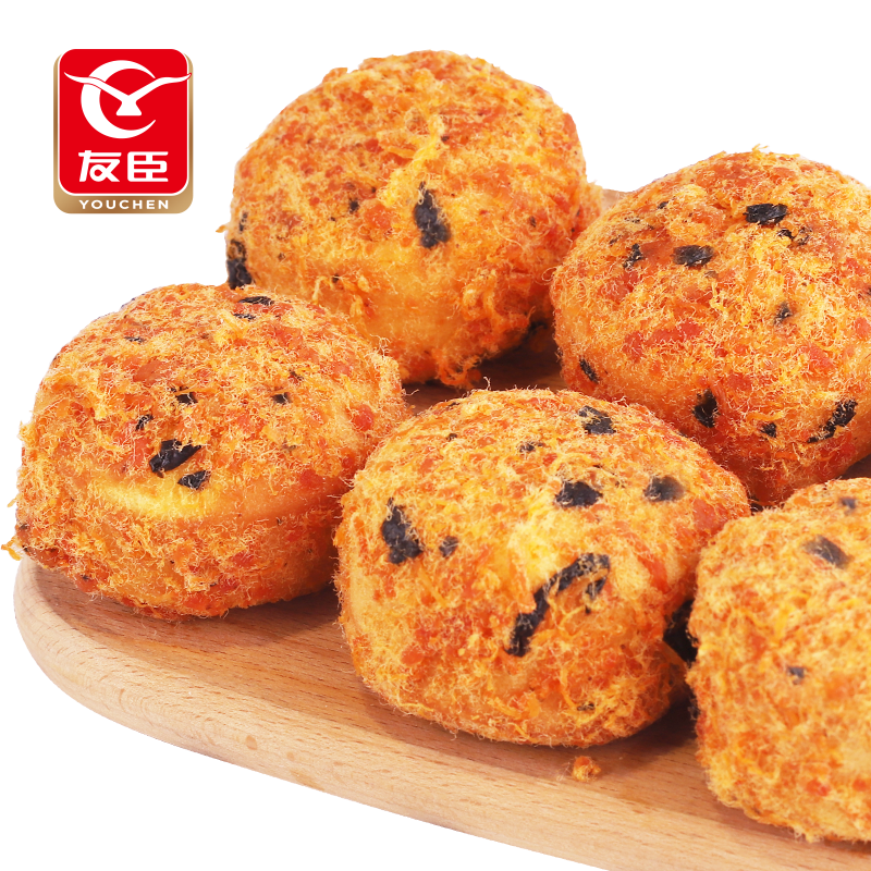 友臣小贝肉松海苔蛋糕营养早餐