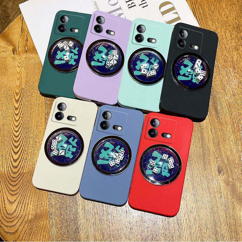 适用vivoiqooneo8pro手机壳v2302a立体摇骰子外壳iqooneo8有趣的iq8