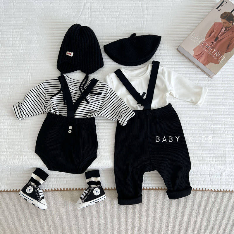 ins风春秋男女宝宝黑色背带短裤婴幼儿百搭洋气背带大PP长裤子潮,童装/婴儿装/亲子装,裤子,淘宝优惠券,粉丝福利购,淘宝优惠卷