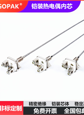 K型铠装热电偶芯WRNK-101 简易式测温热电偶温度感应高温测温探头
