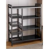 厨房置物架落地多层蔬菜收纳层架多功能杂物架家用靠墙零食置物架