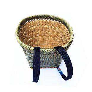 竹篓竹制布抱婴袋家用农用建筑工地优质竹编背篼楠竹加固加密加大