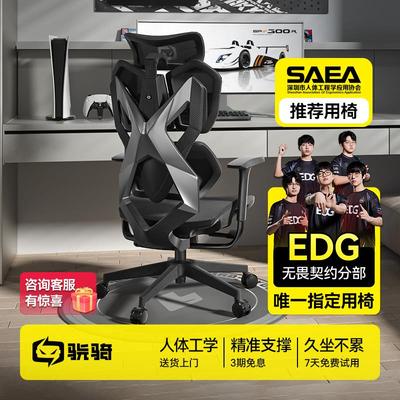 【EDG推荐】骁骑X5电竞椅人体工学椅子护腰久坐不累游戏网椅透气