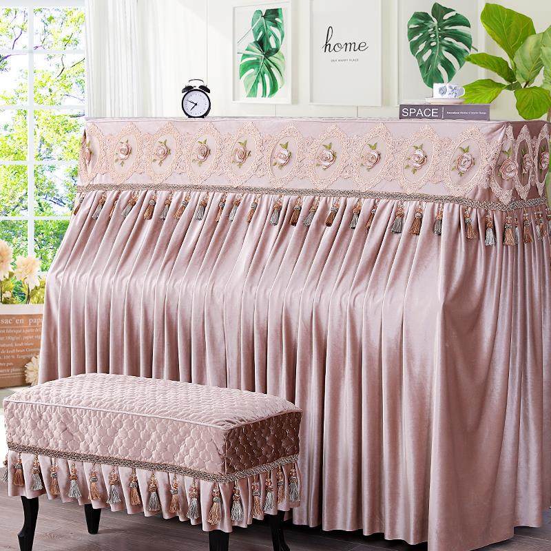 钢琴罩钢琴布盖布全罩现代简约儿童钢琴凳套罩防尘罩轻奢保护套