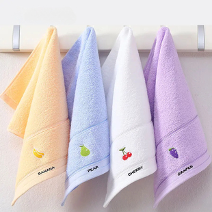 儿童毛巾纯棉专用洗脸巾小宝宝面巾洗澡手巾全棉手巾A类抗菌吸水