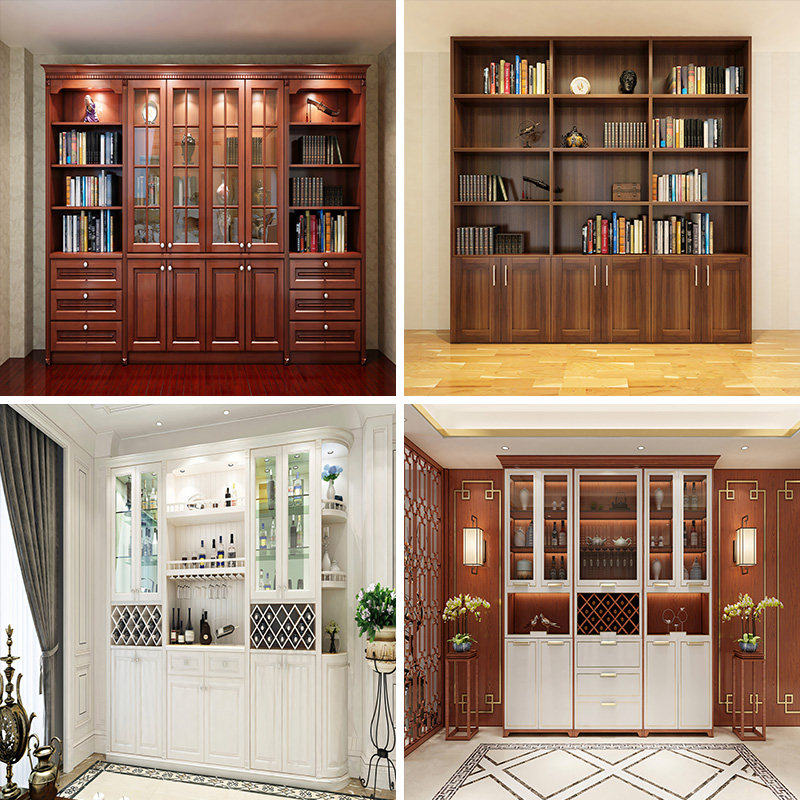 书房书橱直播间背景墙可定制大尺寸网红主播知识分享口播带货抖音快手