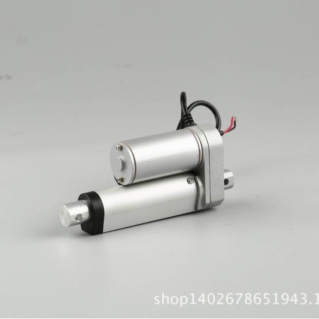行程100mm微型电动推杆小型执行器厂家电动缸智能垃圾箱电视机柜