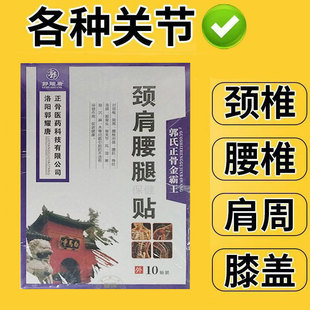 郭耀唐郭氏正骨金霸王颈肩腰腿保健贴10贴/盒
