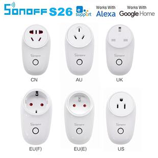 Sonoff S26易微联Wifi智能定时远程开关智能插座英美欧澳法规SIRI