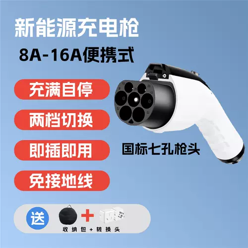 Новая энергия электромобиля зарядное устройство Gun Baic Baic Byd Portable Pick -up зарядка кабеля без заземления куча