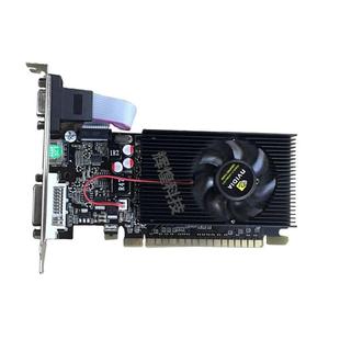 E独立显卡 1G双屏亮机卡高清小机箱半高刀卡PCI GT210 全新原装