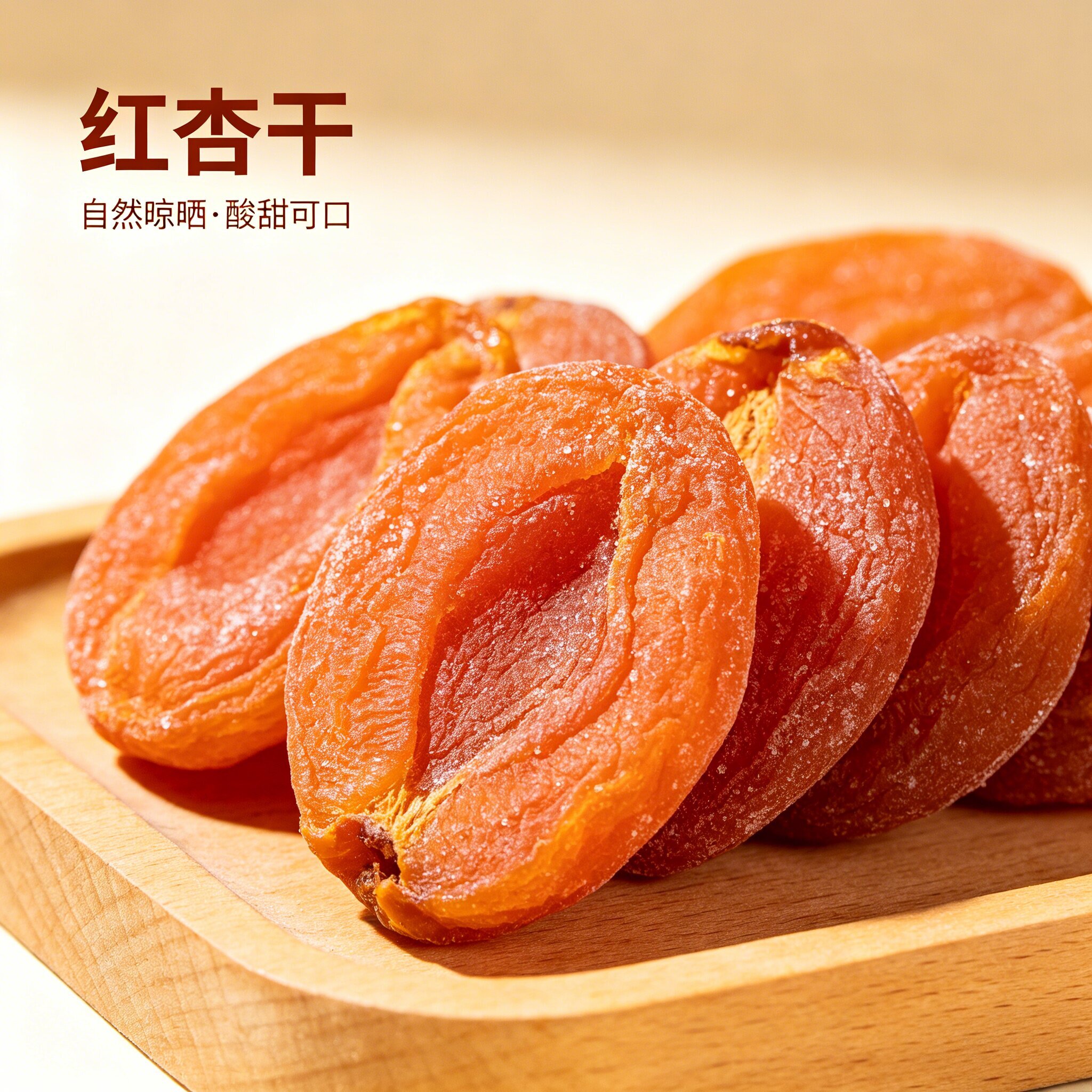 无核杏干零食独立包装200克图片