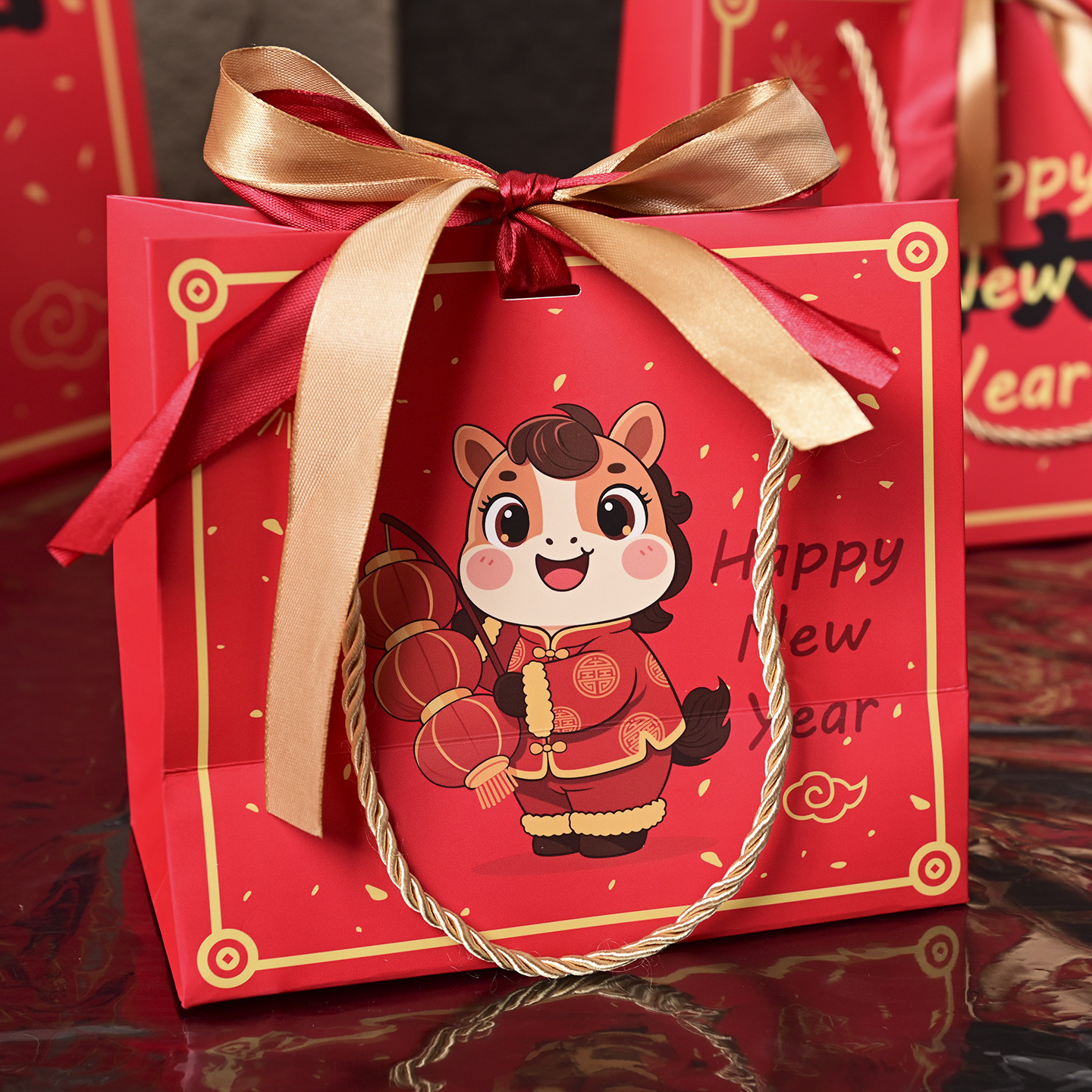 2026马年手提袋高级感礼品袋礼盒