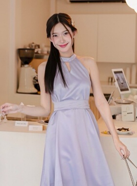 【泰国直邮】LABELLE专柜代购2023圆领极简可爱公主裙