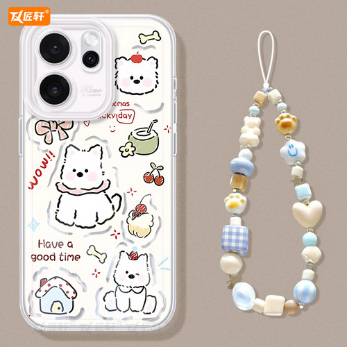 匠轩OPPOReno15TPU卡通潮牌羽纱