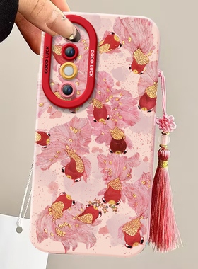 好运锦鲤适用vivoS19手机壳vivo S19Pro套2025新年款过年蛇年新款本命年红色是全包防摔步步高维沃viv0软