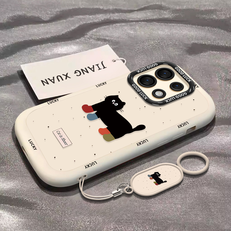 泼墨猫咪适用OPPOReno13手机壳Reno13新款OPPO全包防摔0PP0硅胶opopreno保护13套poopreno男opreno女Reon外壳