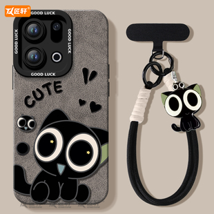 x8防摔可爱小猫 镜头x9保护oppo高级find 适用oppofindx9手机壳新款 findx9pro套findx8ultra液态硅胶findx8s