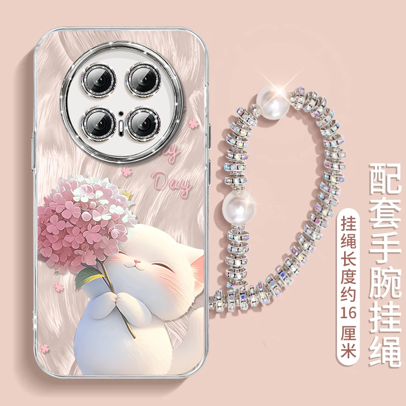 适用华为【自带闪粉镜头膜】