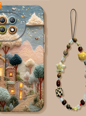 刺绣童话镇适用一加ACE6手机壳ace5pro竞速版ace3的套新款1加ace2硅胶保护1+ace3v全包oneplus外壳ace镜头2v