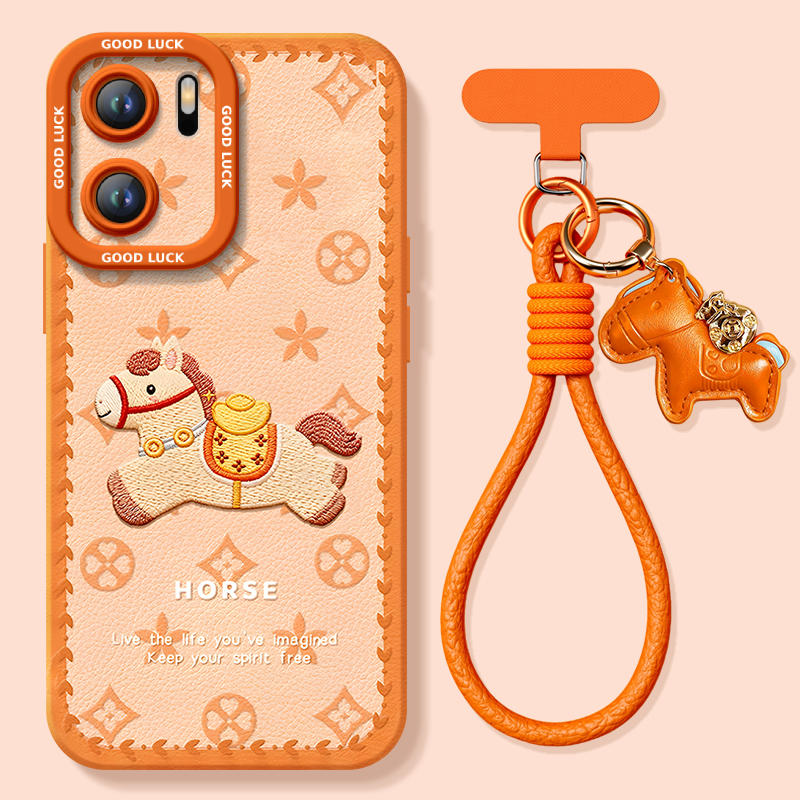 【送同款马年挂绳】爱马仕橙小马