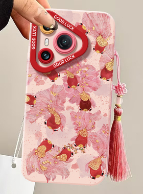 好运锦鲤适用华为Pura70手机壳P70pro套p60pro新款全包p50蛇年p40外壳p7o加p30por新年款p20pr0十p10plus