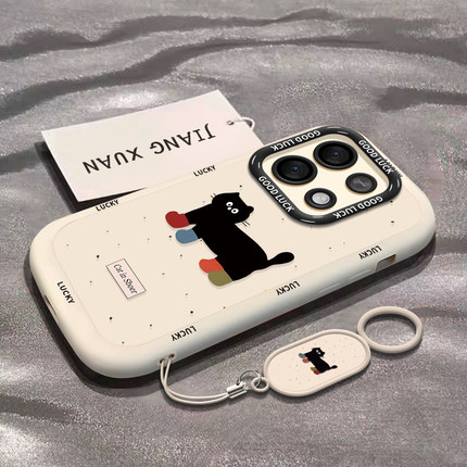 适用小米红米note13pro手机壳redminote12极速版新款redmi硅胶11e套11se泼墨猫咪pro+女10十turbo3加epro