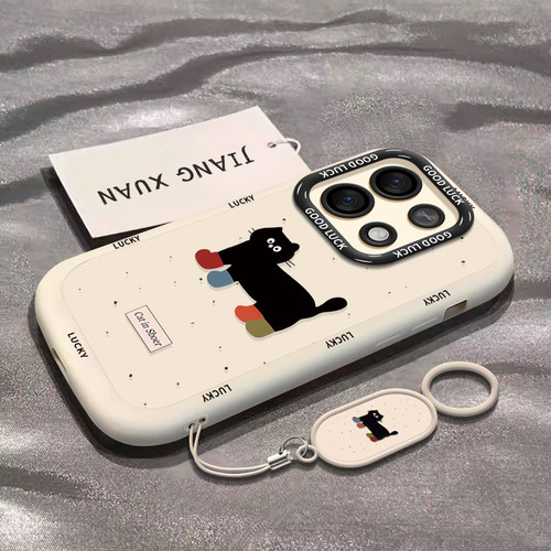 适用小米红米note13pro手机壳redminote12极速版新款redmi硅胶11e套11se泼墨猫咪pro+女10十turbo3加epro