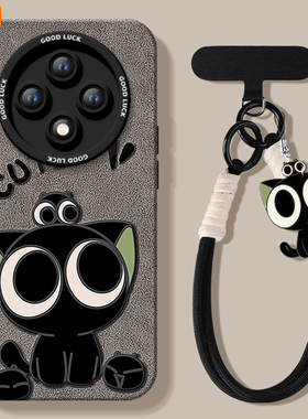 可爱小猫适用oppoa3pro手机壳a3套新款a2带挂绳硅胶a97保护a95全包op高级opop镜头a93软a92s女por潮a91