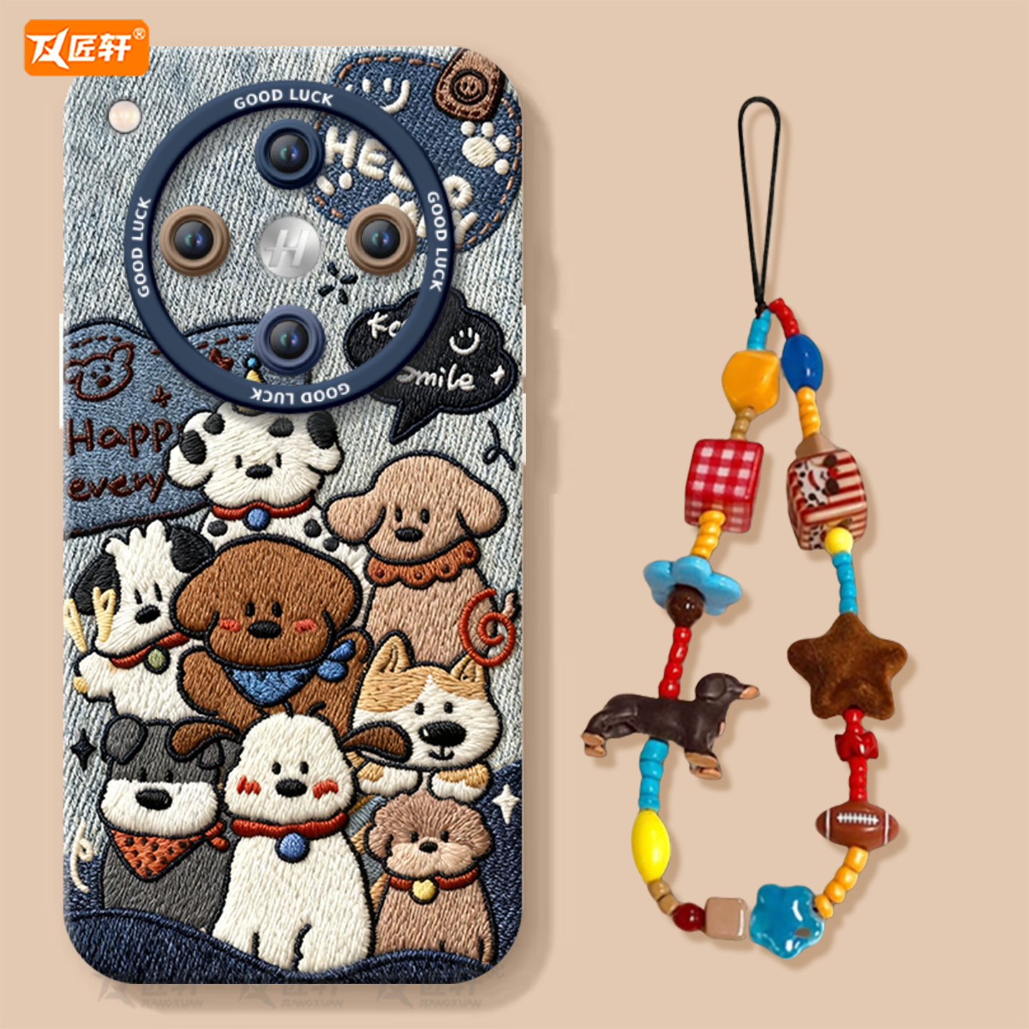 匠轩OPPOFindX8TPU卡通潮牌羽纱