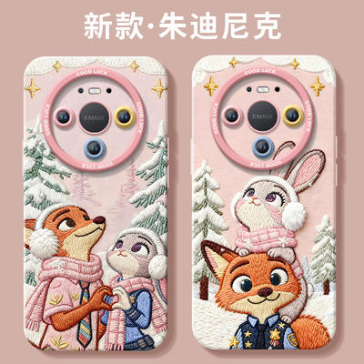 疯狂动物城尼克朱迪硅胶软壳