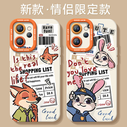 尼克朱迪适用oppoReno15手机壳reno14pro新款13液态reno12硅胶保护7se镜头rone9外壳oppo套11全包0PP0软10