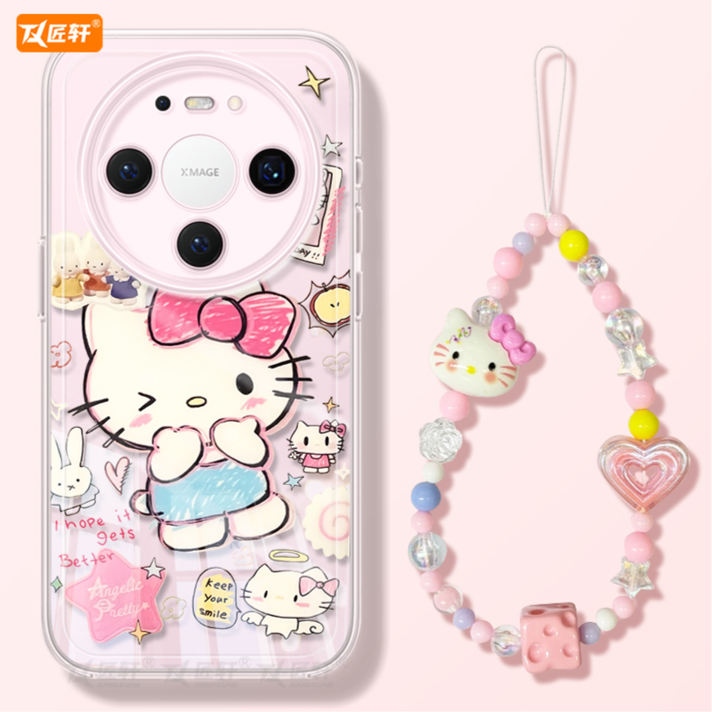 匠轩华为Mate80TPU卡通潮牌羽纱