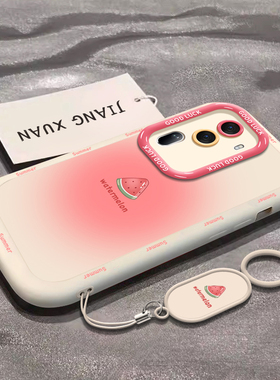 夏日水果适用oppoReno11手机壳reno11pro新款reno9透明7se绿色rone8por全包oppo软reno6女0PP0防摔5pro+套4