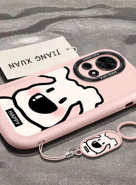 呆萌小狗适用华为nova12手机壳nova12pro套nowa9新款11活力版7se透明nova10绿色nove8i女novo6por软12ultra