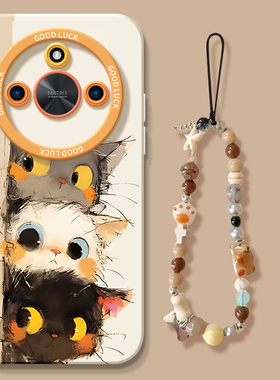 适用荣耀X50手机壳x60竞速版x40gt华为硅胶honorX50pro套x5o新款por叉专用x30i女honor偷感小猫x20se壳X10max