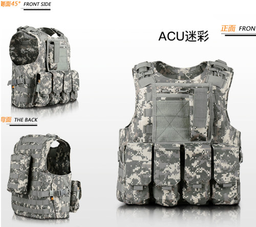 战术背心6094特种兵多功能马甲轻量防弹衣儿童CS真人插板防刺服