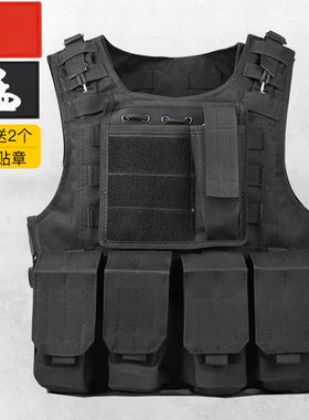 儿童特种兵头盔迷彩马甲防弹衣吃鸡玩具套装战术背心三级甲套装备