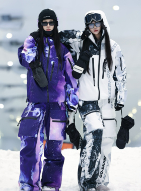 KeepMoney穹雪星痕新款滑雪服套装男专业单板双板防水加厚雪服女