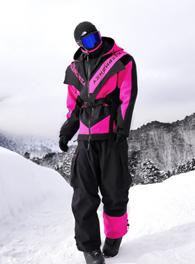 KeepMoney【暗核装甲】25/26新款专业户外滑雪服套装男加绒防水女